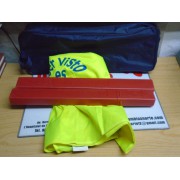 KIT  EMERGENCIA TRIANGULOS Y CHALECO UNIVERSALES