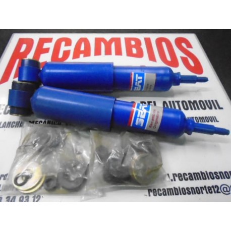 JUEGO DE 2 AMORTIGUADORES TRASEROS SEAT 850 133
