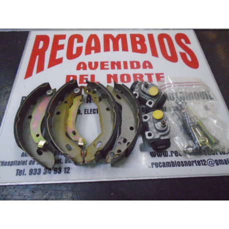 KIT ZAPATAS BOMBINES Y RESAORTES RENAULT CLIO REF RH 308300
