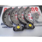 KIT DE 4 ZAPATAS 2 BOMBINES Y RESORTES FRENOS TALBOT 150 SX Y SOLARA