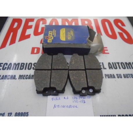 JUEGO PASTILLAS DELANTERAS SEAT 124,1430,127,131,132