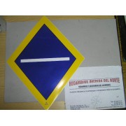 ADHESIVO CLASICO TRANSPORTE NACIONAL SP CAMION