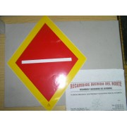 ADHESIVO CLASICO TRANSPORTE NACIONAL PESADO SERVICIO PUBLICO TAMAÑO CAMION﻿