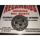 DISCO EMBRAGUE SEAT PANDA,MARBELLA,127 CL 4 VELOCIDADES