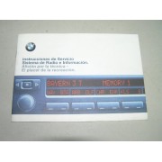 * MANUAL BMW SISTEMA RADIO PROFESSIONAL, BUSSINES Y BUSSINES CD EDICION 1998