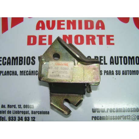 SOPORTE MOTOR SILENTBLOCK RENAULT 18 GTL, GTS HASTA 1982, RENAULT FUEGO - CAUTEX 02.0260 - REF. RENAULT 7700658306
