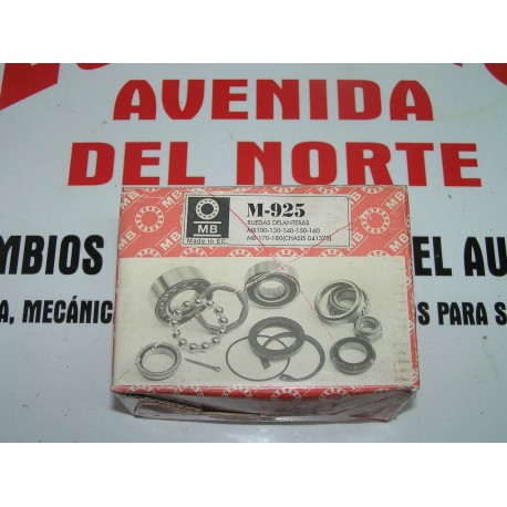 KIT RODAMIENTO COJINETE RUEDA DELANTERA MERCEDES FURGON MB 100, 130, 140, 150, 160, 170 Y 180 MB M-925