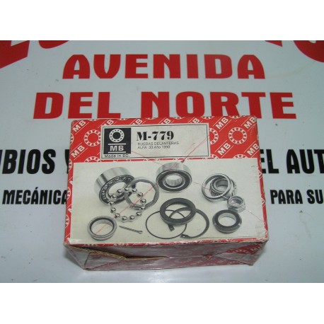 KIT RODAMIENTO COJINETE RUEDA DELANTERA ALFA ROMEO 33 - 1990 MB M-779