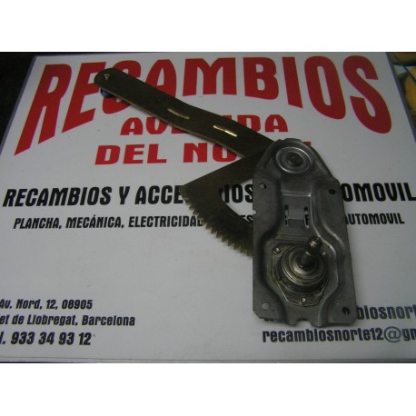 ELEVALUNAS TRASERO IZQUIERDO MANUAL FORD ESCORT - Y ORION DEL (90-95), REF. ORG. 6912103