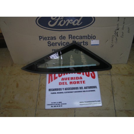 CRISTAL CUSTODIO TRASERO DERECHO VERDE FORD ESCORT-ORION. A PARTIR DE 1990 REF. ORG. 6181523