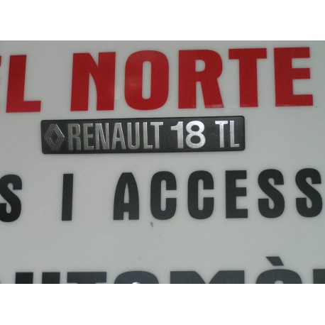 ANAGRAMA TRASERO RENAULT 18-TL-PLASTICO