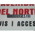 ANAGRAMA TRASERO PLASTICO RENAULT 4 F-6