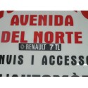 ANAGRAMA TRASERO PLASTICO RENAULT 7-TL
