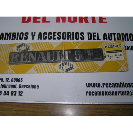 ANAGRAMA TRASERO PLASTICO RENAULT 5-TL