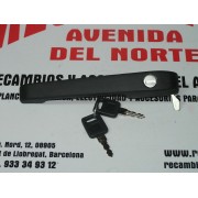 MANETA PUERTA DELANTERA IZQUIERDA CON LLAVE SEAT IBIZA (89-93), REF, 021521601B