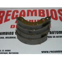 JUEGO DE 4 MORDAZAS-ZAPATAS TRASERAS FRENO FORD ESCORT-ORION-(90-90)-REF. LUAS TRW-BK1633
