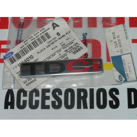 ANAGRAMA TRASERO TDCI FORD REF FORD 1364010