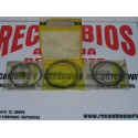 JUEGO DE SEGMENTOS PARA CUATRO PISTONES FORD ESCORT 1,1 Y 1,3 REF GOETZE 0120480000