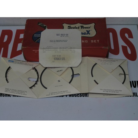 JUEGO DE SEGMENTOS PARA CUATRO PISTONES SEAT 132 1,8 REF SEALED POWER 9760KX STD