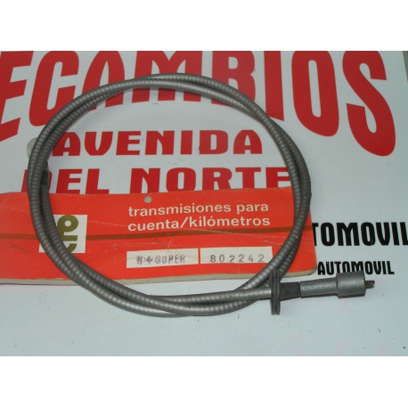 CABLE Y FUNDA   CUENTA KILOMETROS RENAULT 4 SUPER  REF RENAULT 7700587587 Y PT 802242