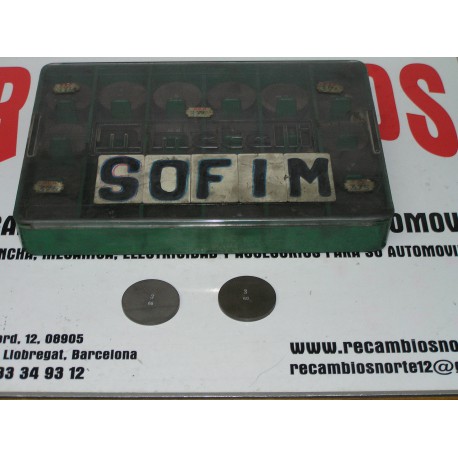 PASTILLAS DE REGLAJE MOTORES SOFIN VARIAS MEDIDAS