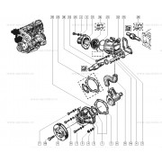 CUERPO ENTRADA DE AGUA RENAULT 18 DIESEL REF RENAULT 7700709129