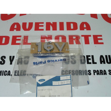 ANAGRAMA METALICO 16 V FORD ESCORT 95-2001 REF FORD 1069234