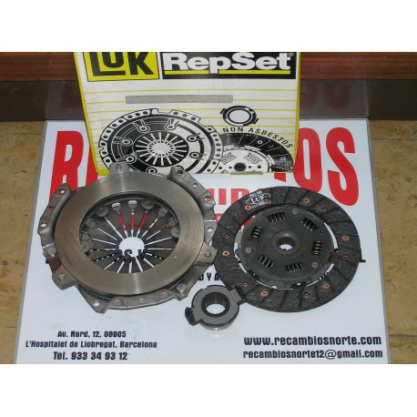 KIT EMBRAGUE CITROEN AX.BX,C-15, PEUGEOT, 205-306-206-309-REF LUK, 618076100