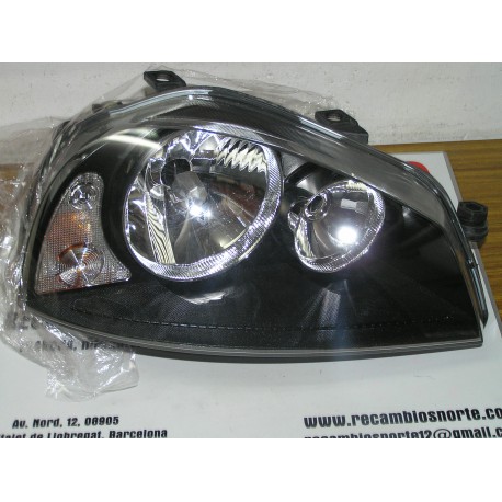 OPTICA FARO DELANTERO DERECHO H7 Y H3 SEAT AROSA REF VALEO 88023