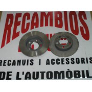 JUEGO DE DOS DISCOS TRASEROS SEAT TOLEDO II Y LEON
