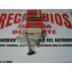 JUEGO DE 4 VALVULAS ADMISION SIMCA 1200 MOTOR 350 REF LAF 1904-AD