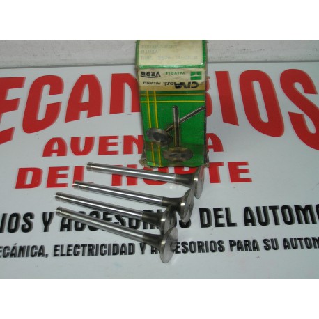 JUEGO DE 4 VALVULAS DE ADMISION SIMCA REF VERA 2526-34