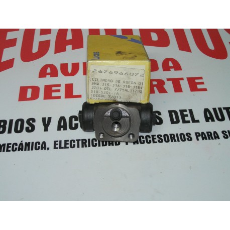 CILINDRO FRENO RUEDA BMW 315-316-18 I 320-518-520-REF LUCAS 2676966072