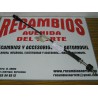 CABLE ACELERADOR OPEL CORSA LARGO 622 CABEZA EN BOLA