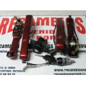 JUEGO DE MANETAS DELANTERAS Y TRASERA CON BOMBIN CLAUSOR Y MALETERO TODAS CON LA MISMA LLAVE  SEAT TOLEDO 1ª. SERIE