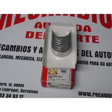TAPETAS COJINETES DE BIELA FORD ESCORT Y FOCUS STD REF FEDERAN MONGUL 4-4135RA