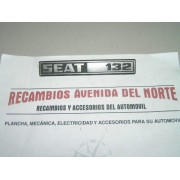 ANAGRAMA TRASERO SEAT 132