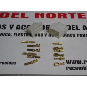 CONECTOR ELECTRICO  COMPLETO MACHO Y HEMBRA
