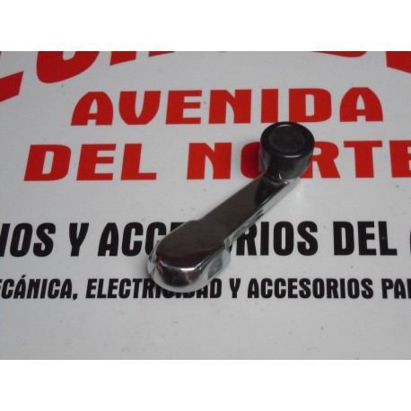 MANETA ELEVALUNAS METALICA CROMADA FIAT 130-132