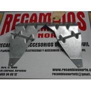 JUEGO DE SOPORTES DERECHO E IZQUIERDO FAROS ANTINIEBLA RENAULT 9 REF ORG, 7700710684