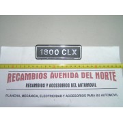 ANAGRAMA LATERAL SEAT 131 1800 CLX