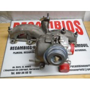 TURBOCOMPRESOR CON COLECTOR PARA AUDI VOLKSWAGEN SEAT Y SKODA MOTORES 1900 TDI REF, GARRET 038253019N V500