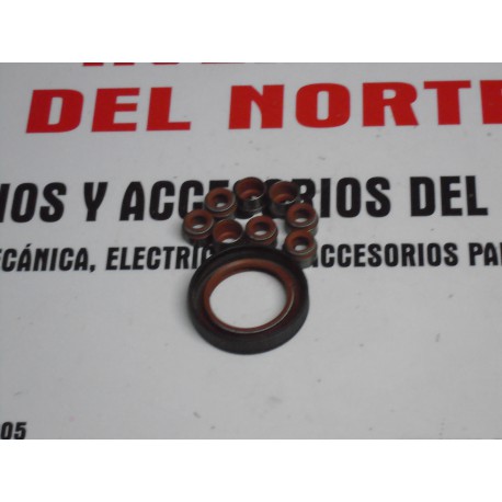 JUEGO DE 8 RETENES DE VALVULAS Y RETEN ARBOL DE LEVAS VOLKSWAGEN POLO CL