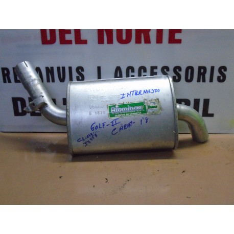 SILENCIOSO INTERMEDIO VOLKSWAGEN GOLF II Y JETTA REF ZARA 2098