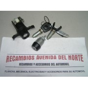 CONJUNTO TODAS LAS CERRADURAS MISMA LLAVE SEAT TOLEDO HASTA 1999 PARA LLAVE CON MANDO