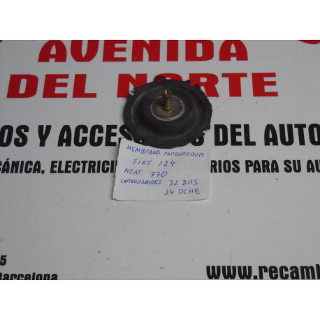 MEMBRANA CARBURADOR FIT 124 REF, MEAT 770 32 DHS 34 DCHE