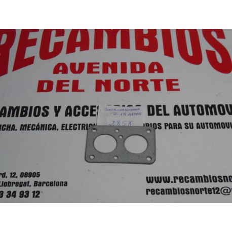 JUNTA CARBUADOR RENAULT 19  WEBER
