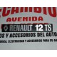 ANAGRAMA TRASERO METALICO RENAULT 12-TS