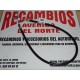 CABLE EMBRAGUE SEAT 124 LARGO 950mm REF ORG, FA-12623103