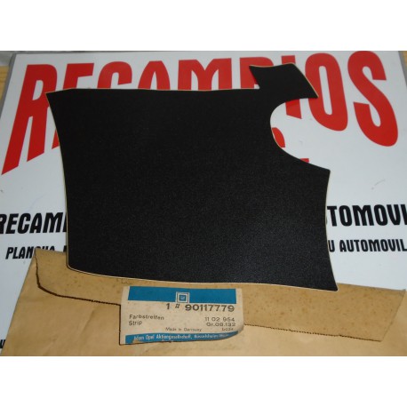 LOGO ADHESIVO ALETA DELANTERA DERECHA OPEL KADETT 1600 REF ORG, 9017779